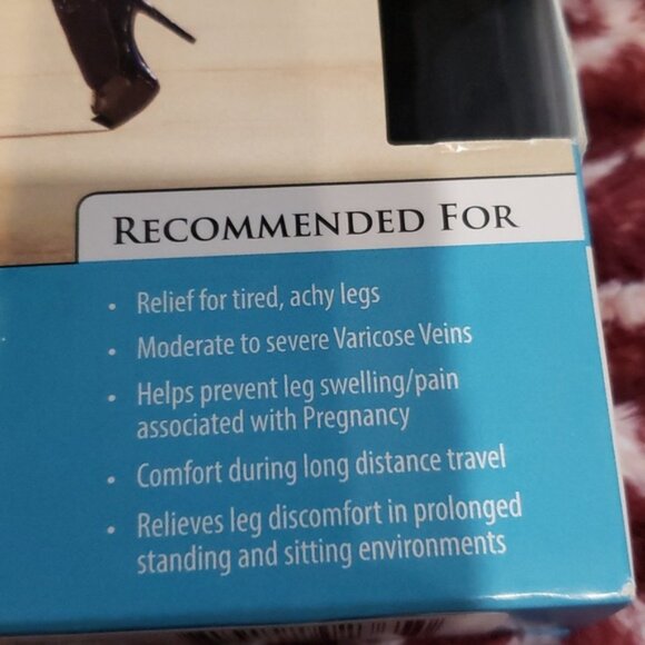 Salvere Medical Simply Sheer Pantyhose 15-20 Compression Stocking Size M… - Picture 3 of 7